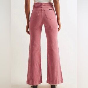 Rolla’s- Eastcoast Pink Flared Corduroy Pants
